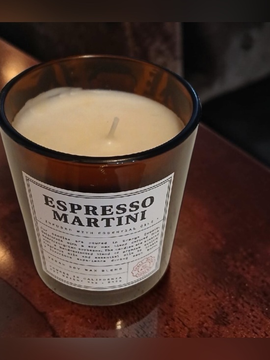 S.C. & Co. Other - Espresso Martini Scented Candle - Amber Glass Vegan Soy Wax Blend